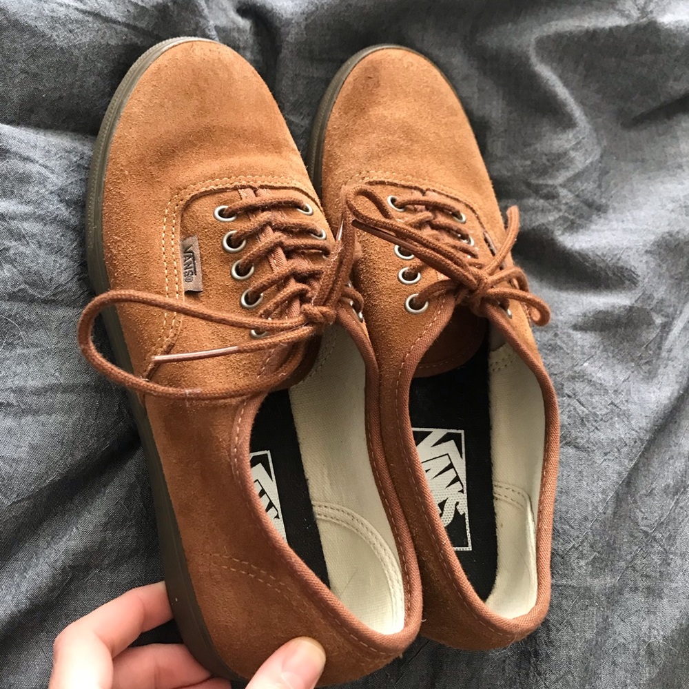 Limited edition brown suede Vans